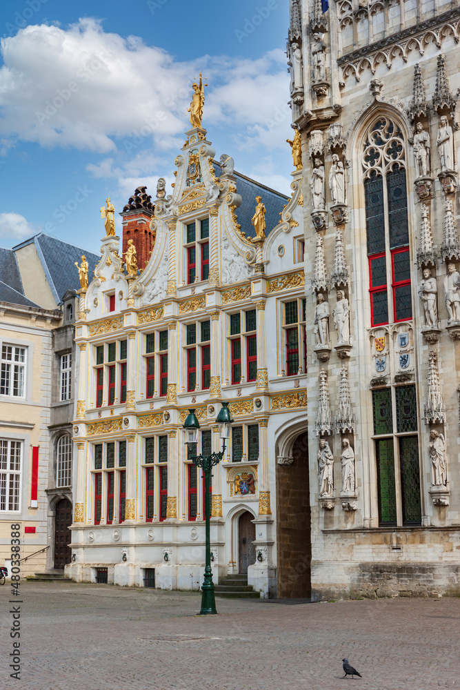 Brugse Vrije, Bruges City Hall, Burg Square, Bruges, Flanders, Belgium