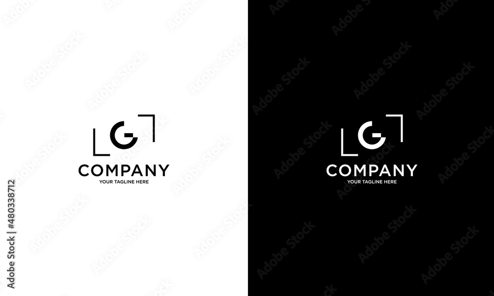 camera photography simple logo or icon vector design template. silhouette of photography. business identity. brand symbol. logotype letter G camera photography simple logo or icon vector design template. silhouette of photography. business identity. brand symbol. logotype letter G