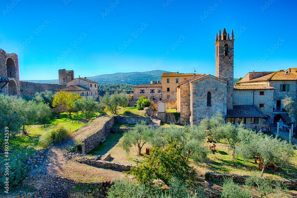 Castello di Monteriggioni in der Toskana