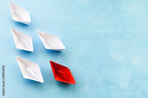 Принти на полотні The concept of leadership