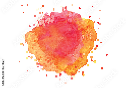 Abstract splash watercolor hand drawn stain texture