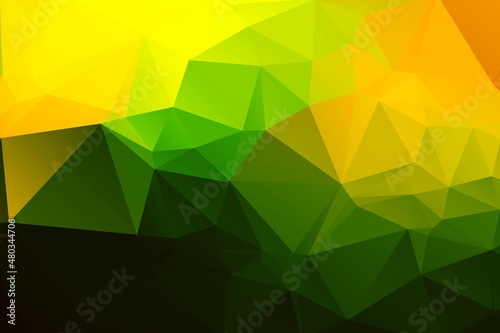 Abstract colorful geometric polygonal design