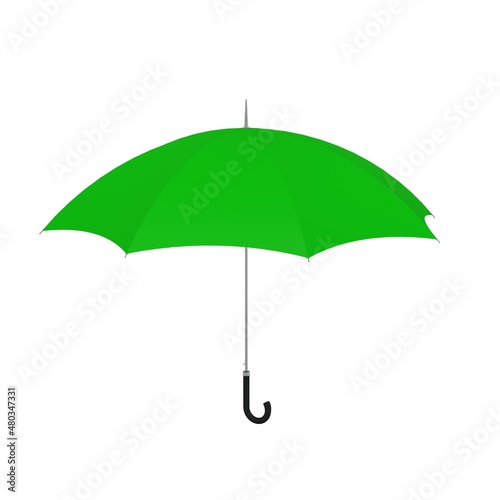 parapluie vert