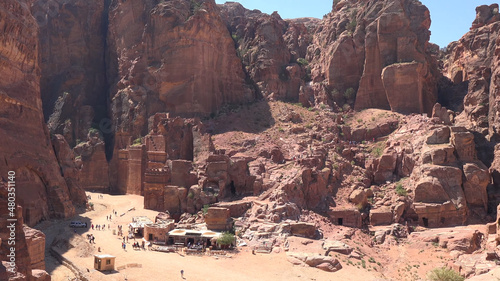 Street of Facades in Petra - Jordan, World Heritage Site