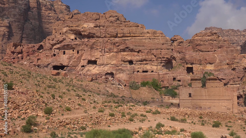 Street of Facades in Petra - Jordan  World Heritage Site