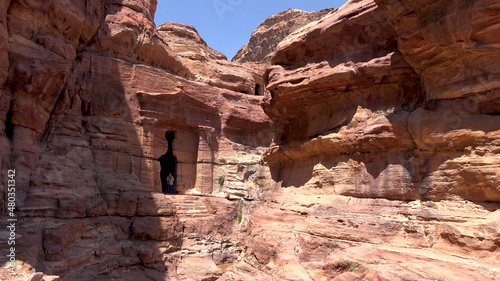 Wallpaper Mural Street of Facades in Petra - Jordan, World Heritage Site Torontodigital.ca