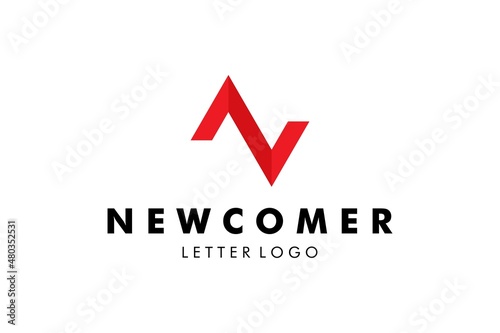 Free Download Letter N Logo : Suitable for Company Theme, Technology Theme, Infographics and Other Graphic Related Assets. - GFXLoad