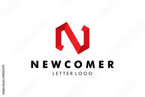 Free Download Letter N Logo : Suitable for Company Theme, Technology Theme, Initial Theme, Infographics and Other Graphic Related Assets. - GFXLoad