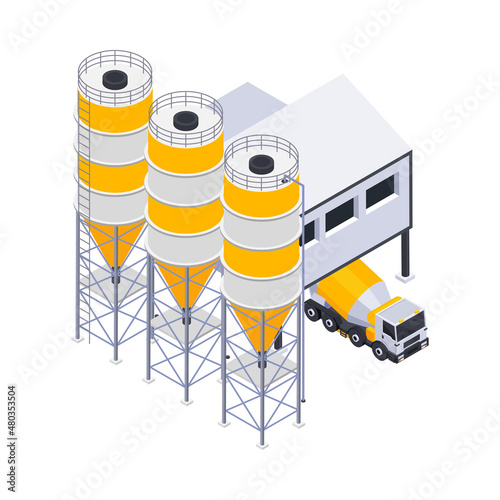 Concrete Production Icon