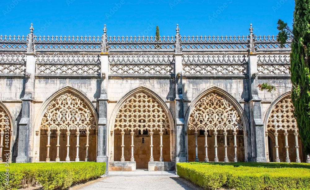 Kreuzgang  Mosteiro da Batalha - Kloster von Batalha ist ein Dominikanerkloster Portugal