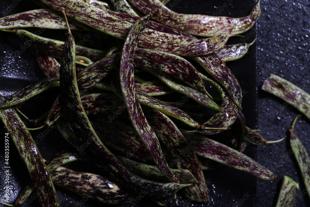 Fototapeta premium string beans are on the table