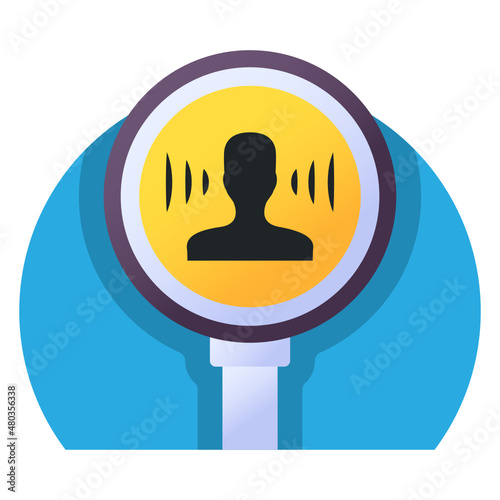 Sudden loud noise Concept, sound pollution Vector Color Icon Design, Modern traffic guide warning sign, Regulatory and recognisable symbol, Mandatory Road signage stock illustration