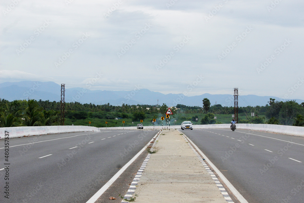 driving on the Indian highway driving on the Indian highway