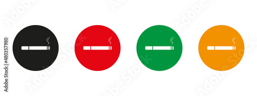 Free Download Cigarette. Cigarettes. Smoking is prohibited. Smoking is allowed. Icons. - GFXLoad