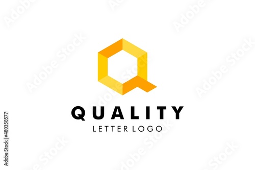 Letter Q Logo : Suitable for Company Theme, Technology Theme, Jewelry Theme, Initial Theme, Infographics and Other Graphic Related Assets.