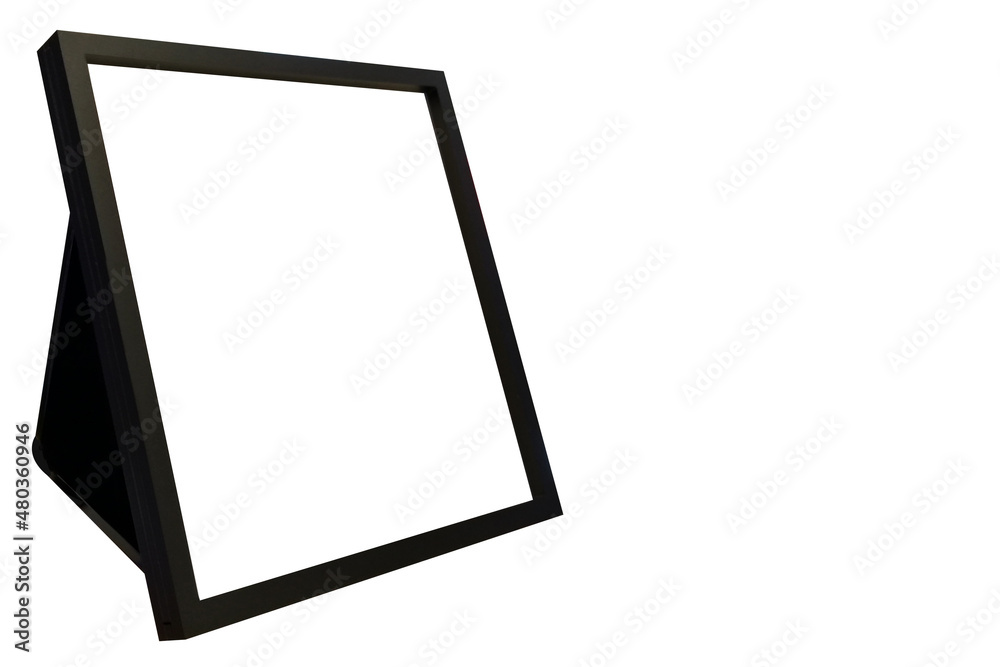 white text frame or poster isolate. white text frame or poster isolate.