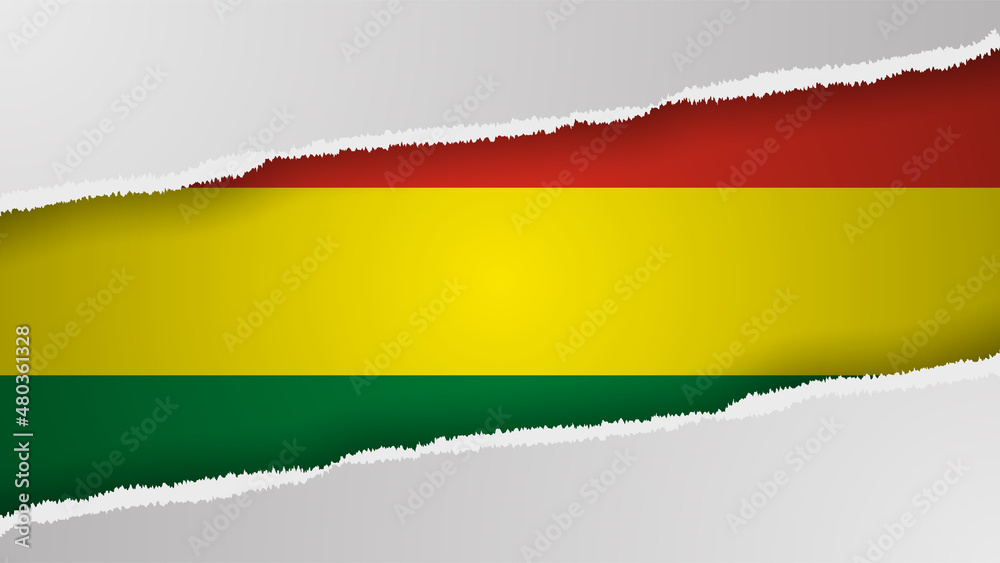 Obraz premium EPS10 Vector Patriotic background with Bolivia flag colors.