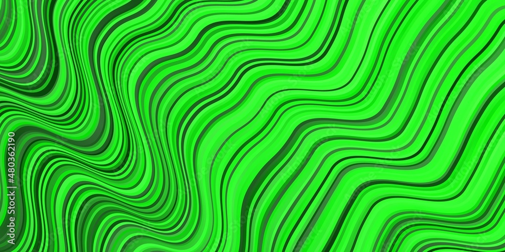 Light Green vector pattern with lines.
