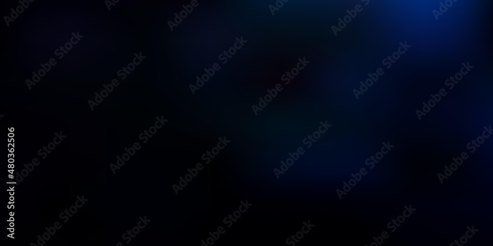 Dark blue vector blur layout.
