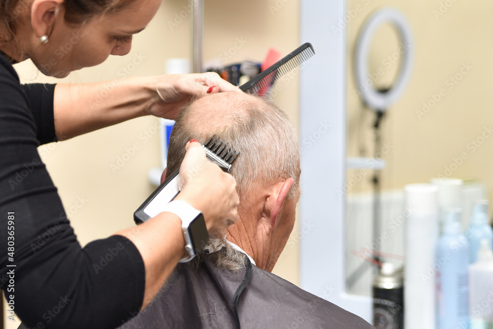 barber cutting hair barber cutting hair