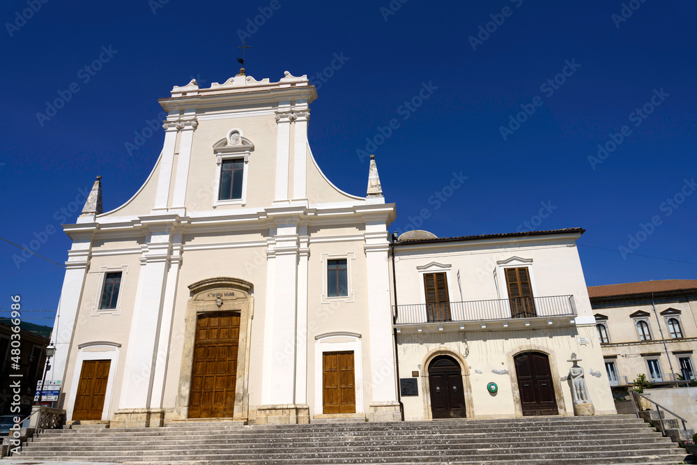 Raiano, historic city in Valle Peligna, Abruzzo, Italy