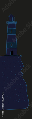 Faro di notte