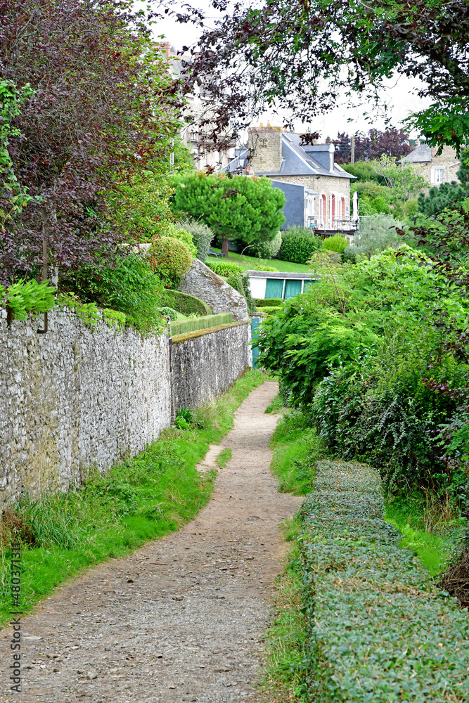 Cancale; France - september 7 2020 : the picturesque city