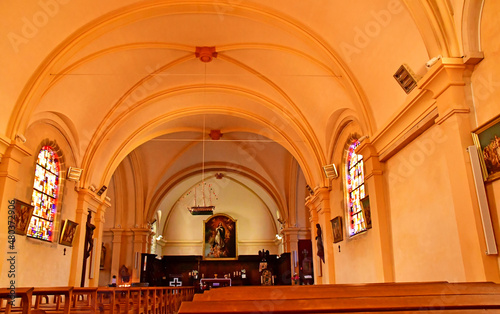 Arzon, France - june 6 2021 : Notre Dame de l Assomption church photo