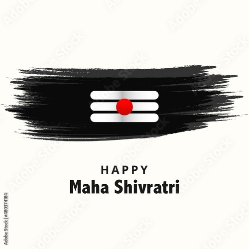 Maha shivratri greeting card background