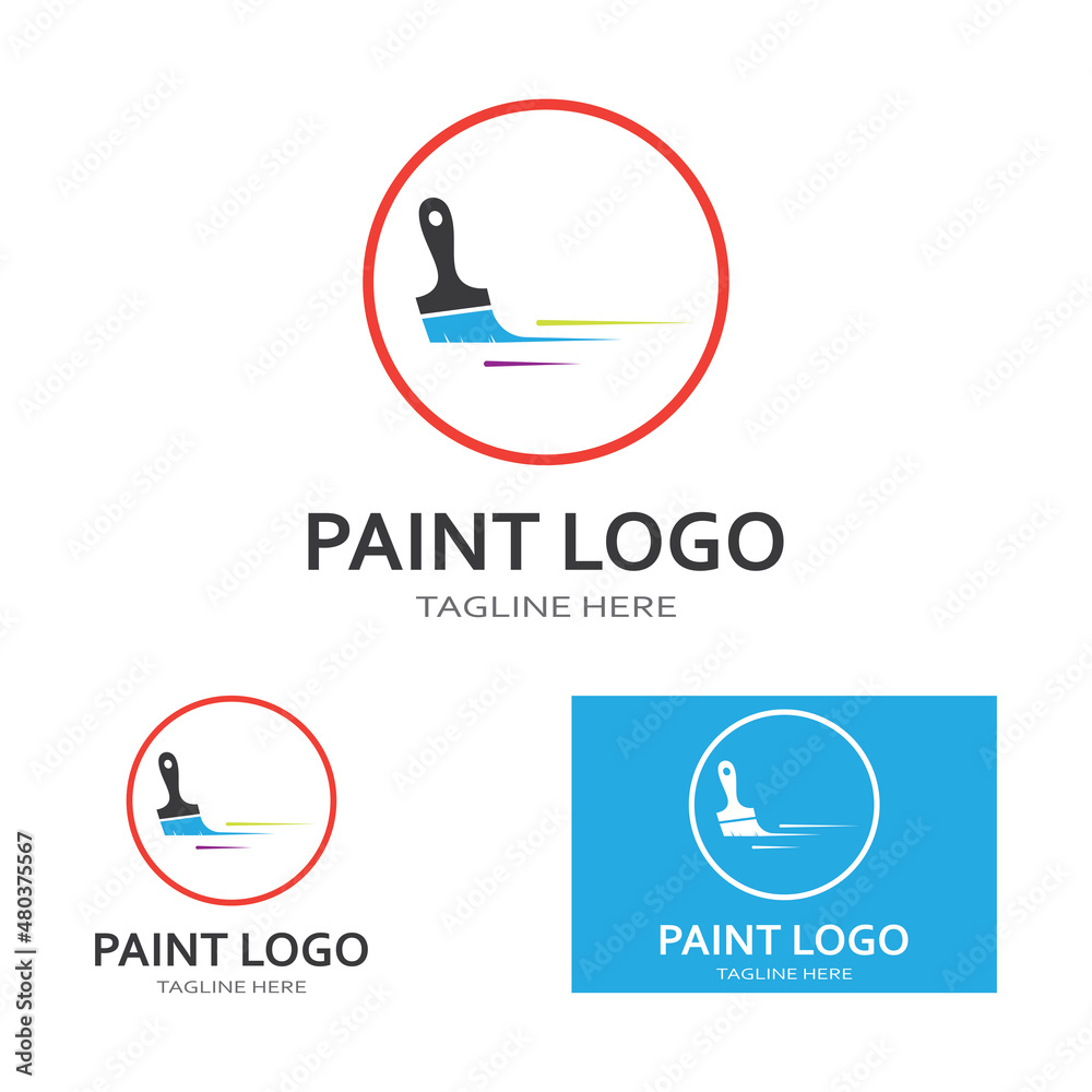 Paint Logo Template vector icon Paint Logo Template vector icon