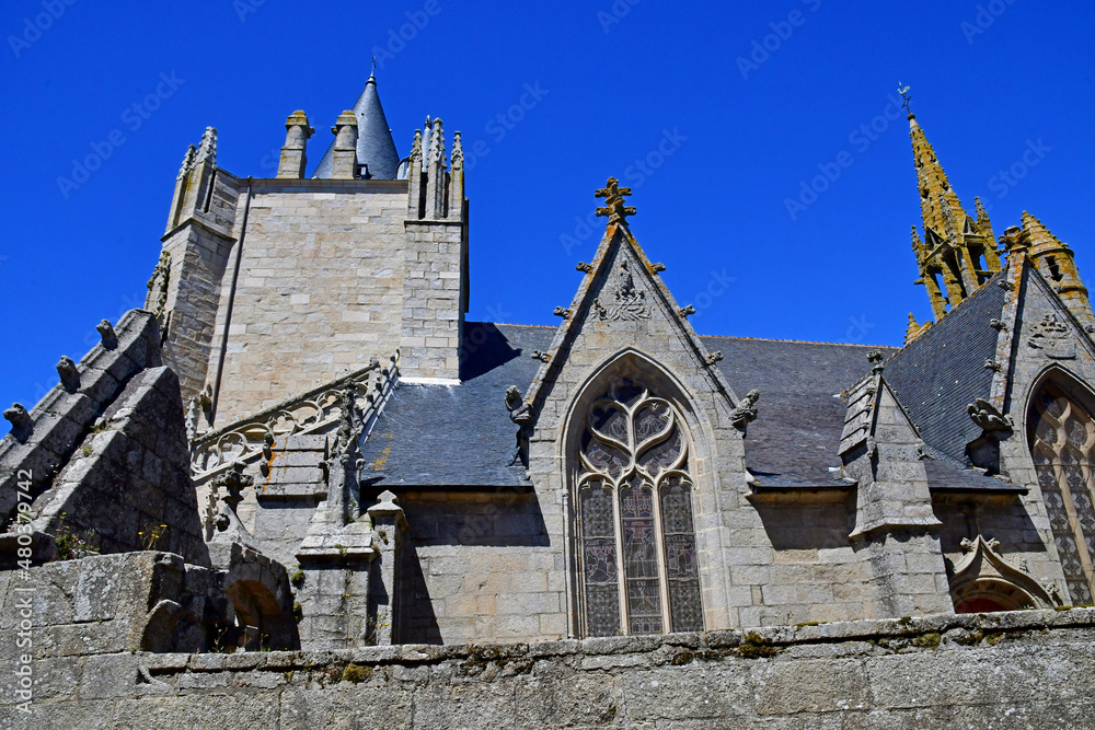 Penmarch; France - may 16 2021 : Saint Nonna church