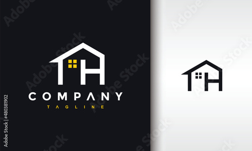 letter H home logo