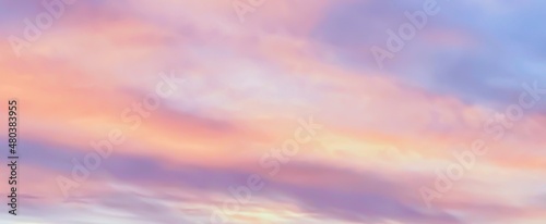 Background of colorful sky with clouds in sunset © S.H.exclusiv