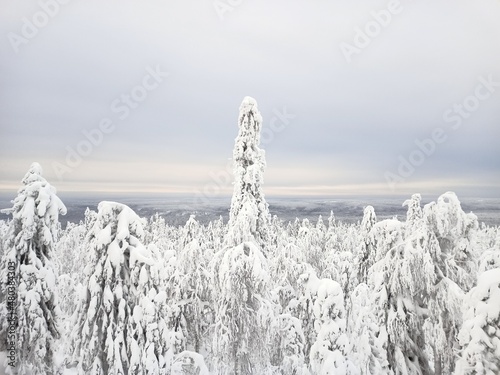 Winter in Permsky Kray, Russia