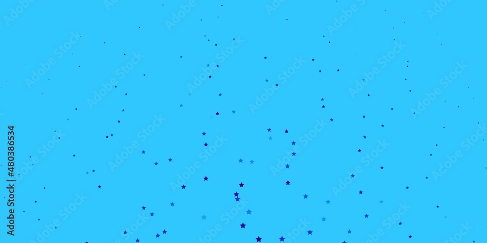 Dark BLUE vector layout with bright stars. Dark BLUE vector layout with bright stars.