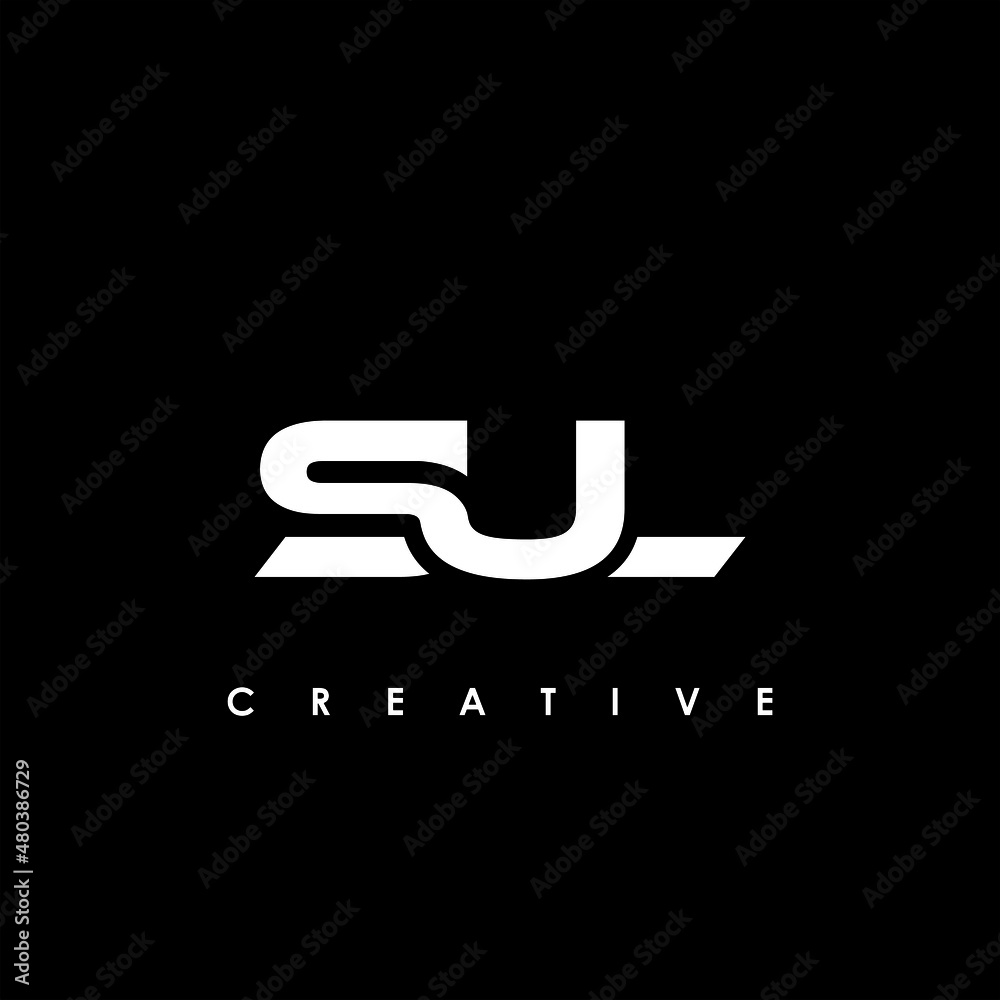 SUL Letter Initial Logo Design Template Vector Illustration