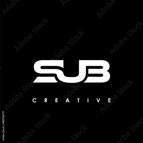 SUB Letter Initial Logo Design Template Vector Illustration