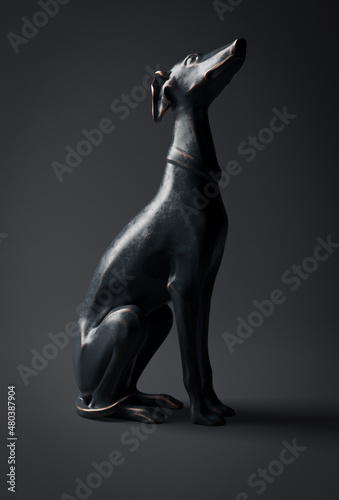Foto Greyhound Sculpture Pose