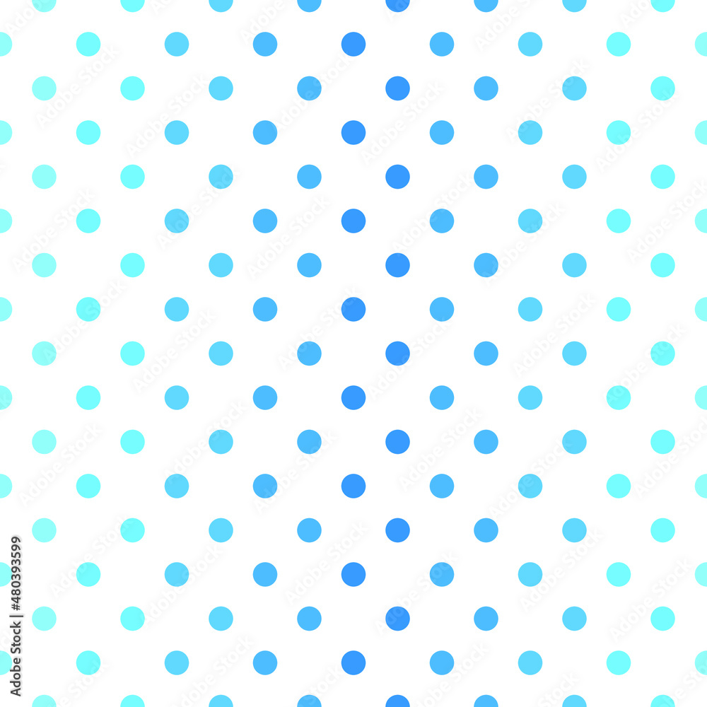 seamless pattern with gradient blue dot pattern