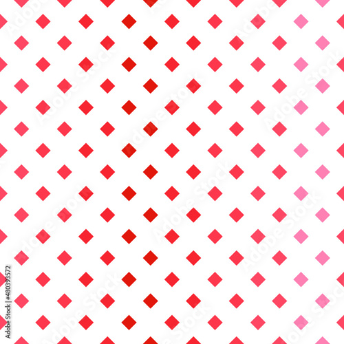 gradient red and white diagonal square seamless pattern