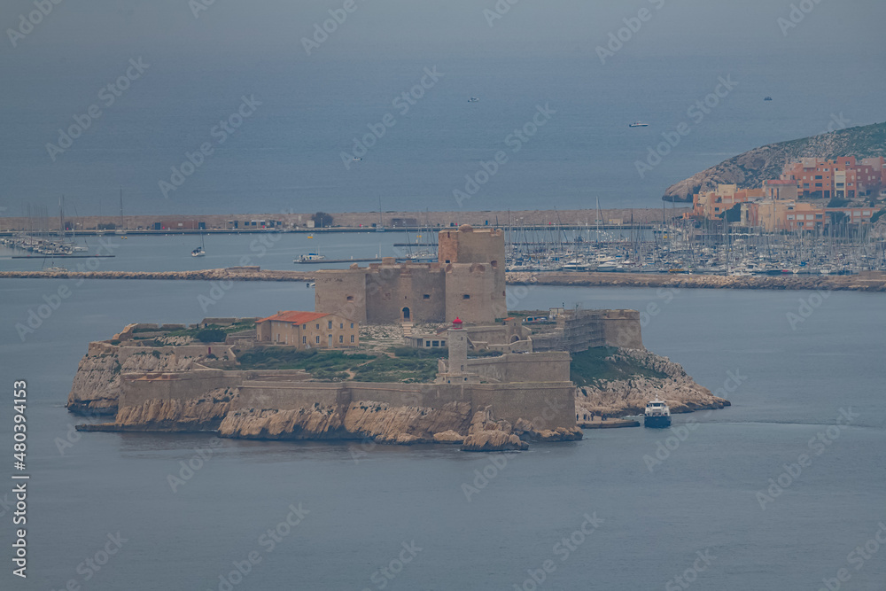 Chateau D'if on an island near Marseille was used as a prison mentioned ...