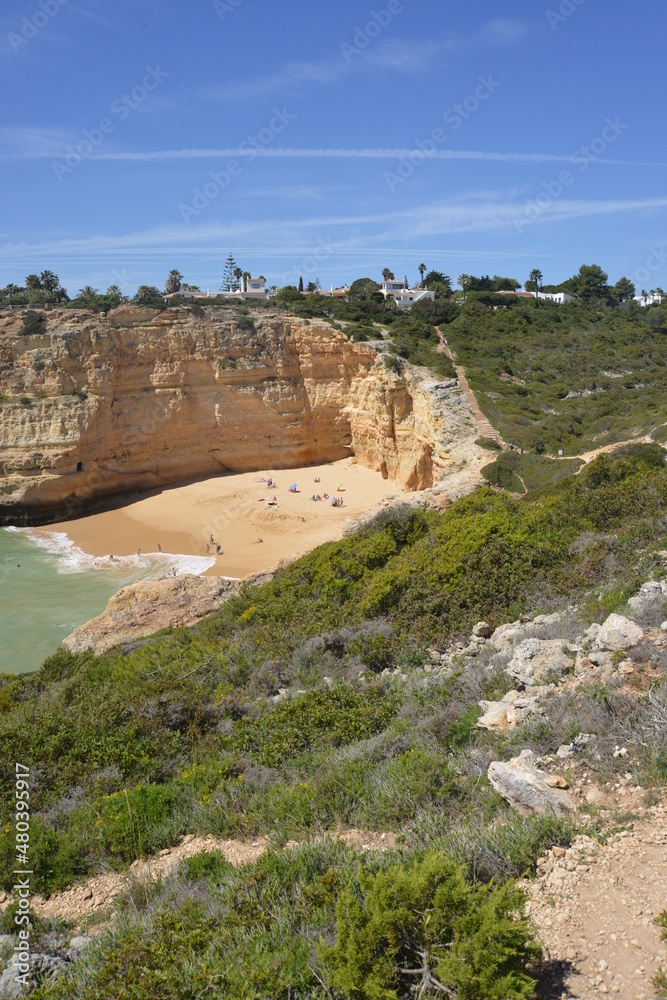 rocks and sea in the Algarve