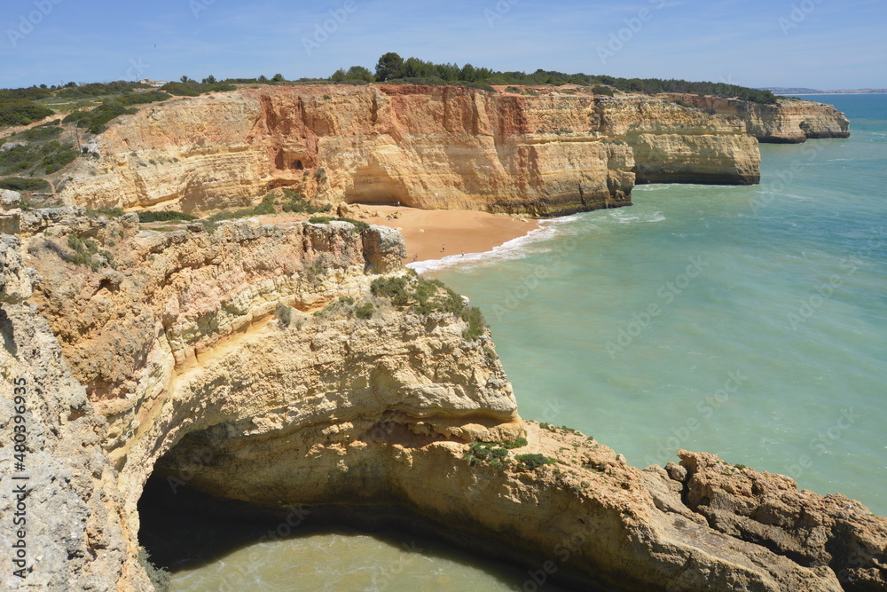 rocks and sea in the Algarve