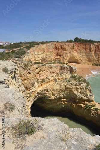 rocks and sea in the Algarve