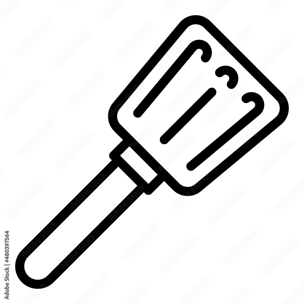 Spoon spatula icon outline vector. Cooking kitchen Spoon spatula icon outline vector. Cooking kitchen