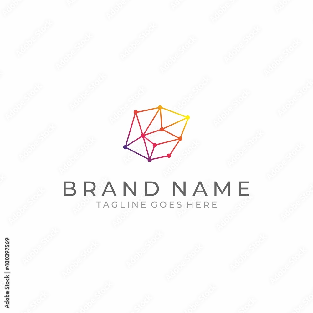 Abstract network connection icon logo design. Premium vector illustration. Abstract network connection icon logo design. Premium vector illustration.