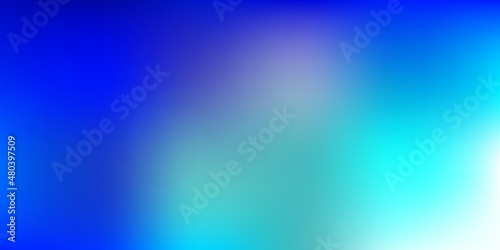 Dark BLUE vector abstract blur drawing.