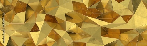 Fototapeta Naklejka Na Ścianę i Meble -  Luxury Golden Shiny Abstract Background