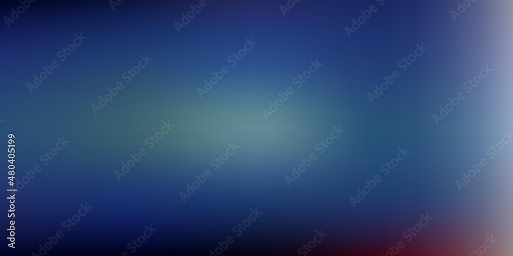 Light blue, red vector abstract blur drawing.