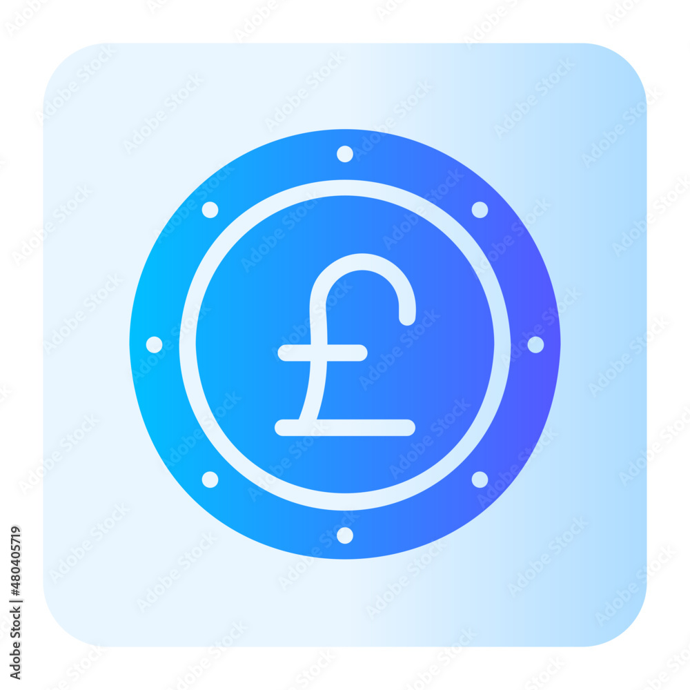 pound gradient icon pound gradient icon